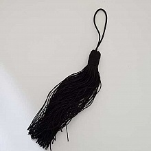 Pompon 180 mm N&deg;06 Noir