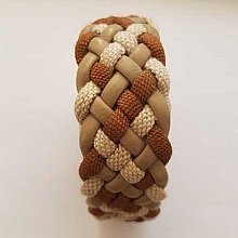0.68 m&egrave;tre cuir tress&eacute; n&deg;10 30 mm