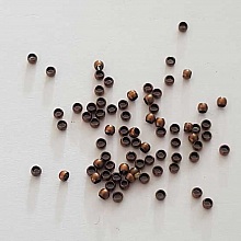 10 Perles &agrave; &eacute;craser de 1 mm Cuivre