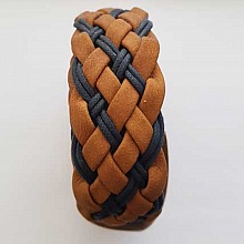 1.40 m&egrave;tre cuir tress&eacute; n&deg;14 35 mm
