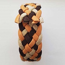 1 m&egrave;tre cuir tress&eacute; n&deg;04 30 mm