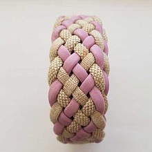 1 m&egrave;tre cuir tress&eacute; n&deg;09 30 mm