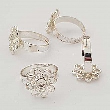 1 support bague fleur 4 mm N&deg;01