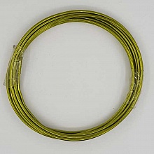 Bobine de 2.5 m&egrave;tres fil aluminium rond 2 mm Kaki