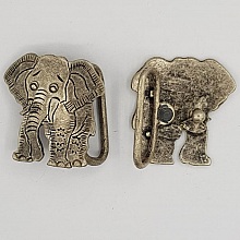 Boucle de ceinture Argent N&deg;17 El&eacute;phant