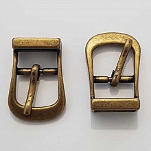 Boucle de ceinture Bronze en Zamac N&deg;22 16mm