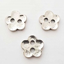 Bouton Argent N&deg;32 de 19 mm Rond