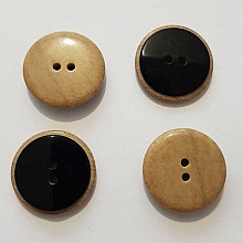 Bouton Rond 23 mm Beige N&deg;004