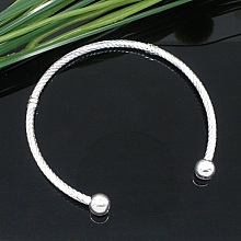 Bracelet Rigide N&deg;06 Argent 19 cm