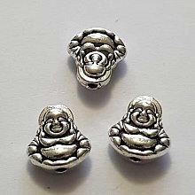 Breloque Bouddha N&deg;02 11 mm Argent