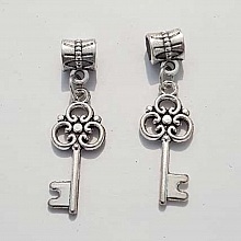 Breloque Clef N&deg;42 Argent