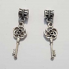 Breloque Clef N&deg;43 Argent