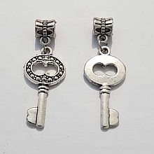 Breloque Clef N&deg;44 Argent