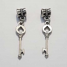 Breloque Clef N&deg;48 Argent