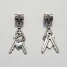 Breloque Clef N&deg;53 Argent