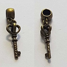 Breloque Clef N&deg;63 Bronze