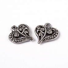 Breloques C&oelig;ur N&deg;40-01 Argent