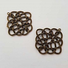 Breloque Divers N&deg;030 Fleur Bronze