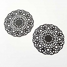 Breloque Divers N&deg;031 Rond Noir