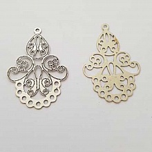 Breloque Divers N&deg;035 Connecteur Argent