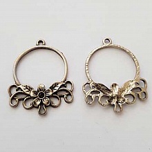 Breloque Divers N&deg;041 Connecteur Argent