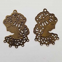 Breloque Divers N&deg;042 Connecteur Bronze