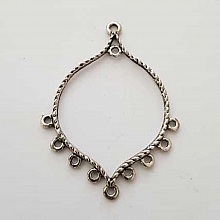 Breloque Divers N&deg;044 Connecteur Argent