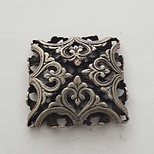 Breloque Divers N&deg;088-02 Pendentif Carr&eacute;