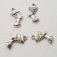 Breloque Egypte Argent 22 X 12 mm N&deg;01
