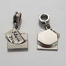 Breloque enveloppe N&deg;02-01 Argent