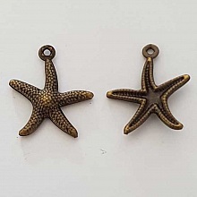 Breloque Etoile De Mer N&deg;06 Bronze