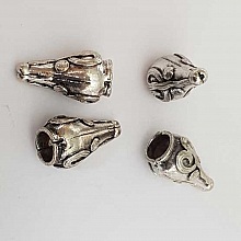 Breloque goutte ajour&eacute; N&deg;16 Argent