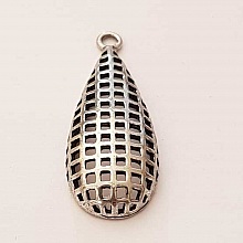 Breloque goutte N&deg;08-01 Argent