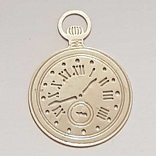 Breloque M&eacute;canisme Horloge N&deg;19 Argent