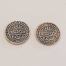 Breloque M&eacute;daille pi&egrave;ce 17 mm Argent-08