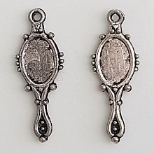 Breloque Miroir &agrave; main Argent
