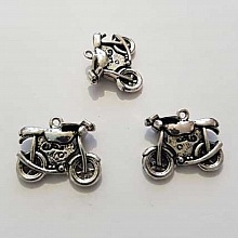 Breloque Moto N&deg;05 Argent