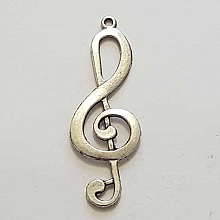 Breloque musique N&deg;39 Argent