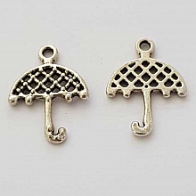 Breloque Parapluie N&deg;06 Argent