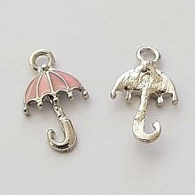Breloque Parapluie N&deg;08 Rose