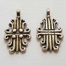 Breloque pendentif Argent en Zamac N&deg;003