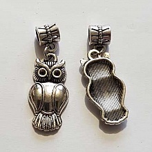 Breloque Chouette N&deg;17 Argent