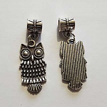 Breloque Chouette N&deg;18 Argent