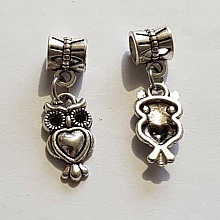 Breloque Chouette N&deg;20 Argent