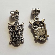 Breloque Chouette N&deg;22 Argent