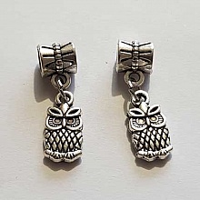Breloque Chouette N&deg;26 Argent