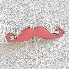 Breloque pendentif Moustache N&deg;17 Rose