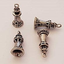Breloque phare mer N&deg;01 Argent