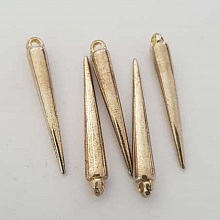 Breloque pic c&ocirc;ne clou argent N&deg;08 34 mm 01