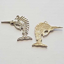 Breloque Poisson N&deg;08 Argent